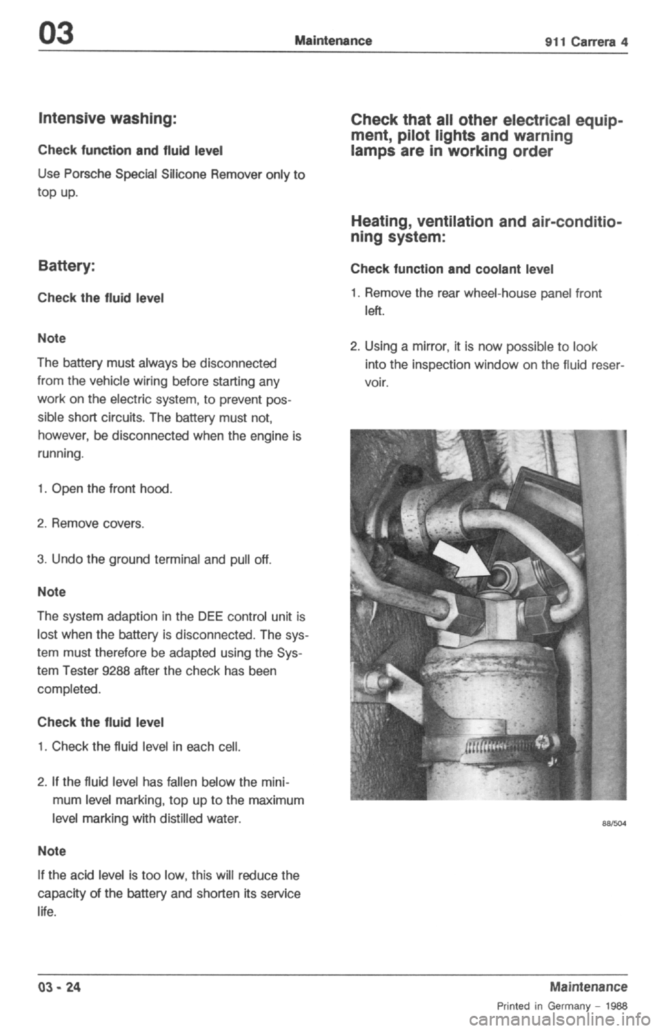 PORSCHE 964 1990 2.G Service Service Manual 