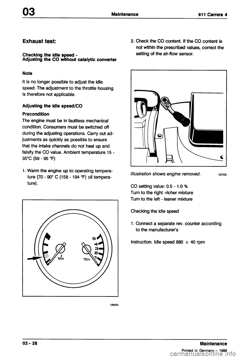 PORSCHE 964 1990 2.G Service Service Manual 