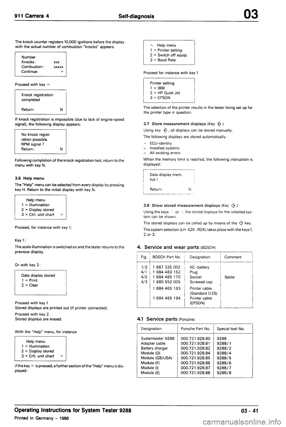 PORSCHE 964 1990 2.G Service Repair Manual 