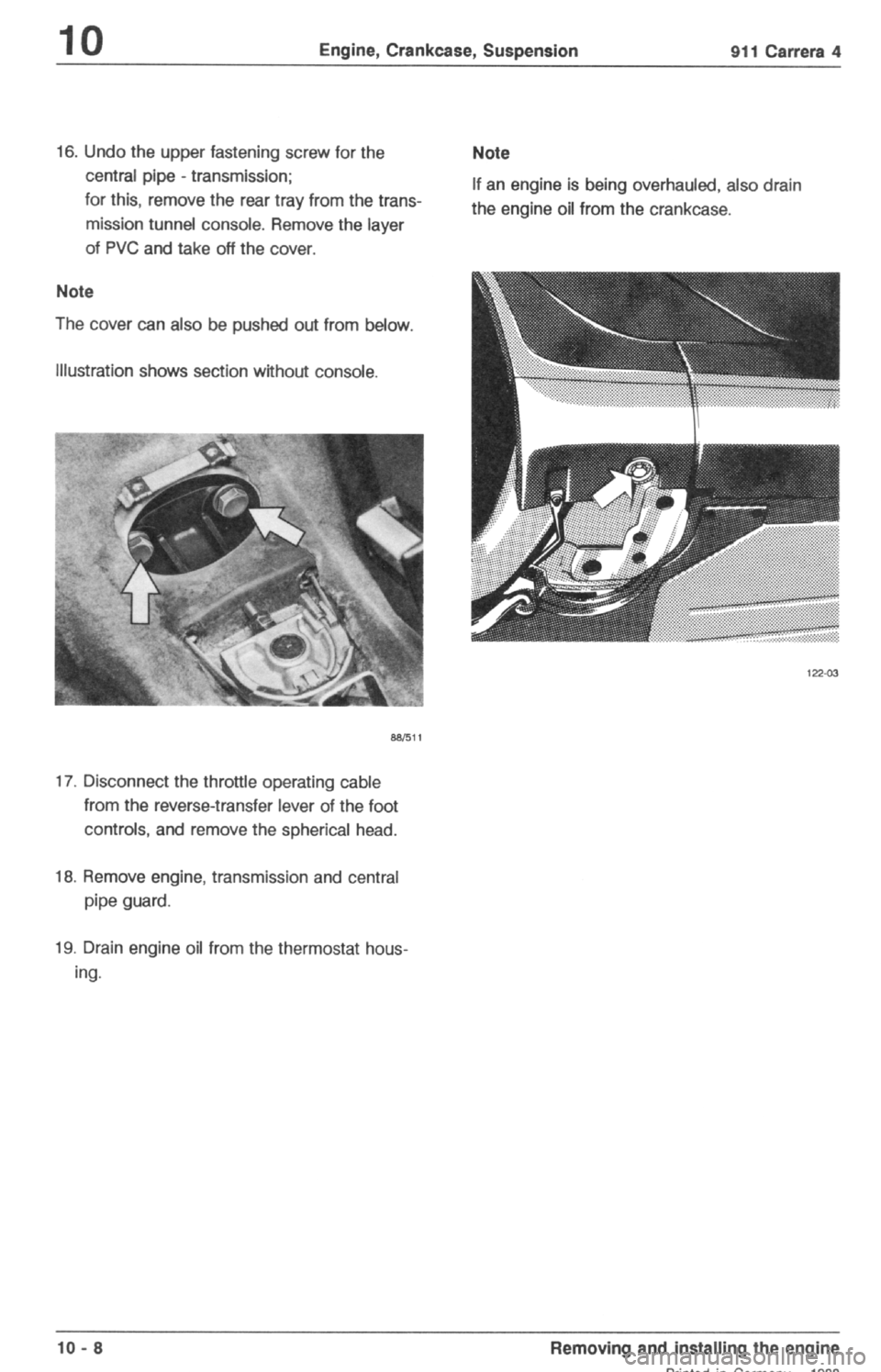 PORSCHE 964 1990 2.G Service Manual PDF 