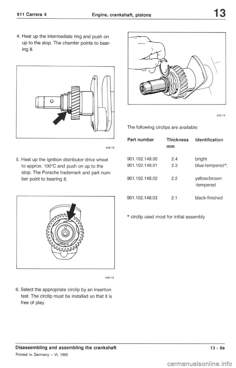 PORSCHE 964 1990 2.G Service Manual Online 