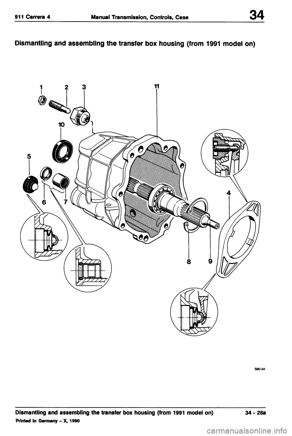 PORSCHE 964 1986 2.G Service  2 Repair Manual 