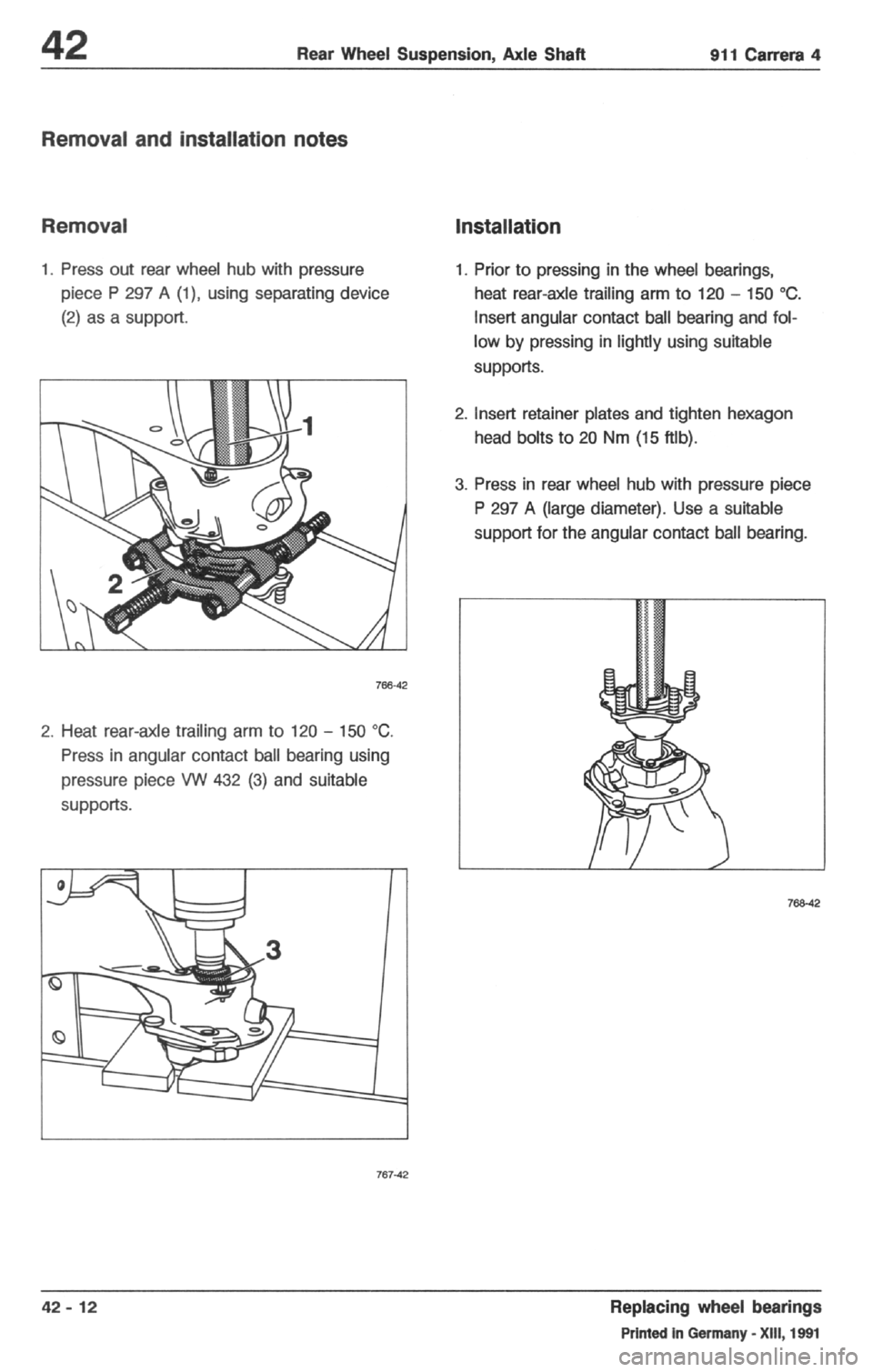 PORSCHE 964 1990 2.G Service  4 Owners Guide 