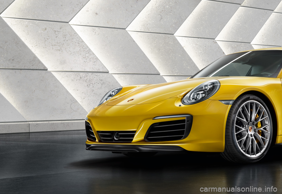 PORSCHE 911 CARRERA 4S 2015 6.G Information Manual 