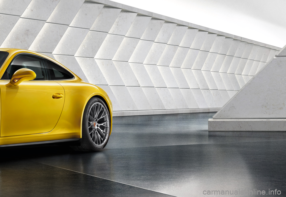 PORSCHE 911 CARRERA 4S 2015 6.G Information Manual 
