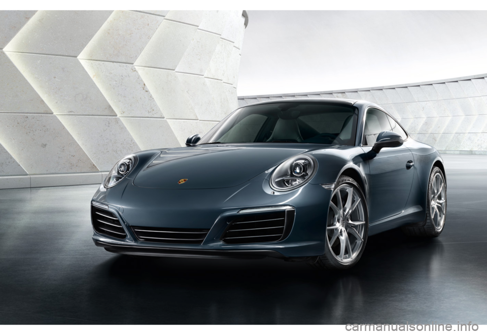 PORSCHE 911 CARRERA 4S 2015 6.G Information Manual 