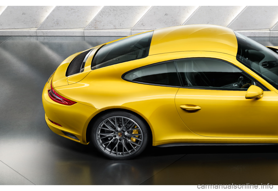 PORSCHE 911 CARRERA 4S 2015 6.G Information Manual 