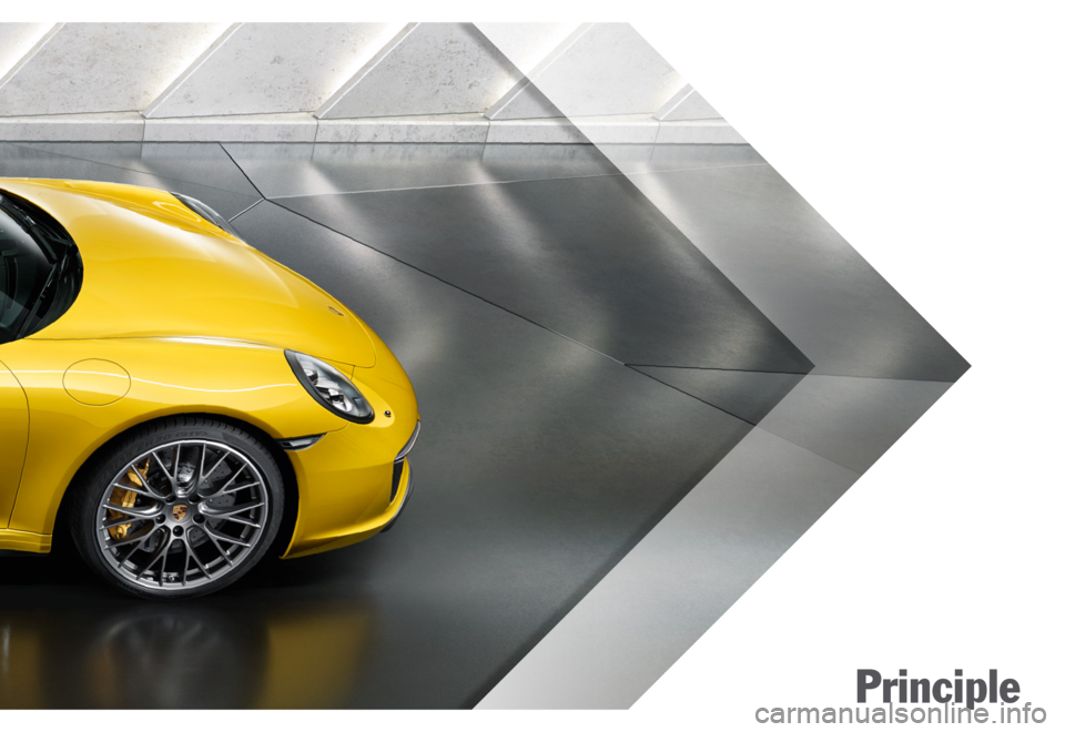 PORSCHE 911 CARRERA 4S 2015 6.G Information Manual Principle 