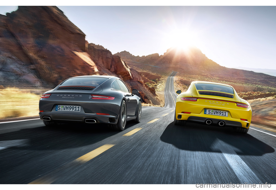 PORSCHE 911 CARRERA 4S 2015 6.G Information Manual 