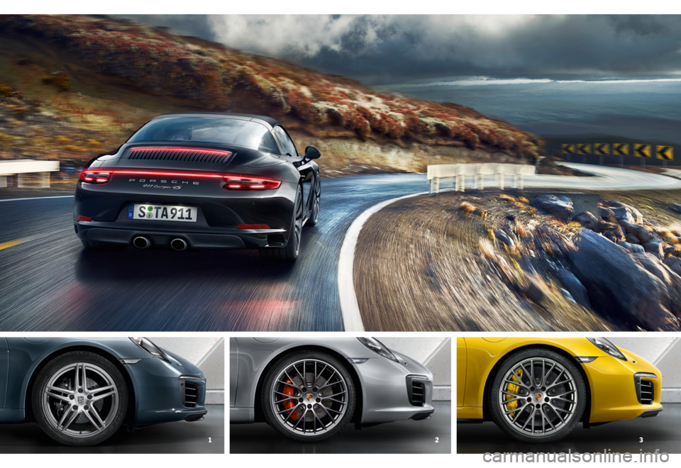 PORSCHE 911 CARRERA 4S 2015 6.G Information Manual 3
2
1  
