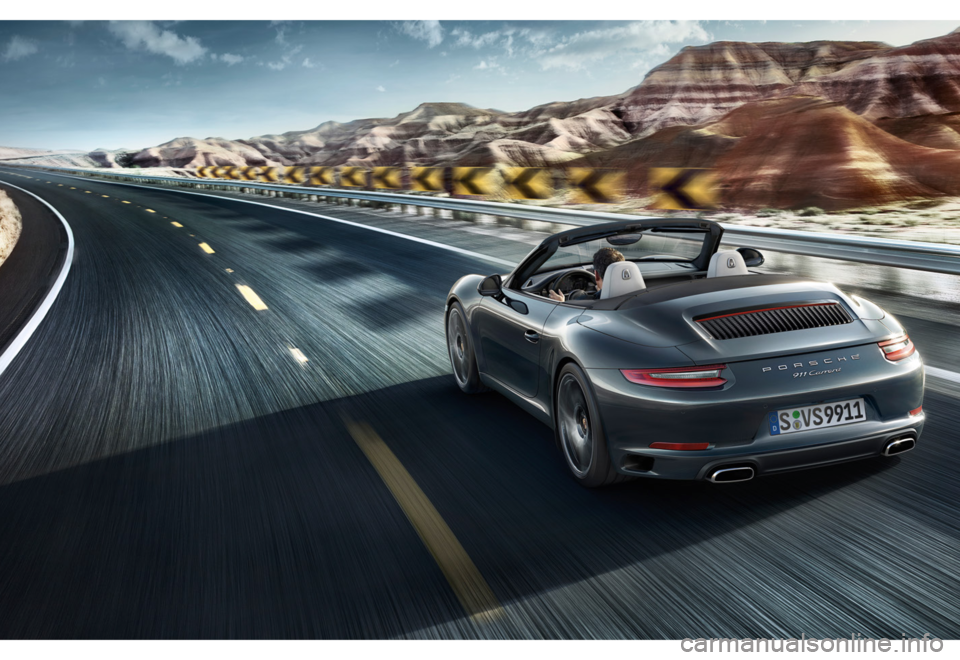 PORSCHE 911 CARRERA 4S 2015 6.G Information Manual 