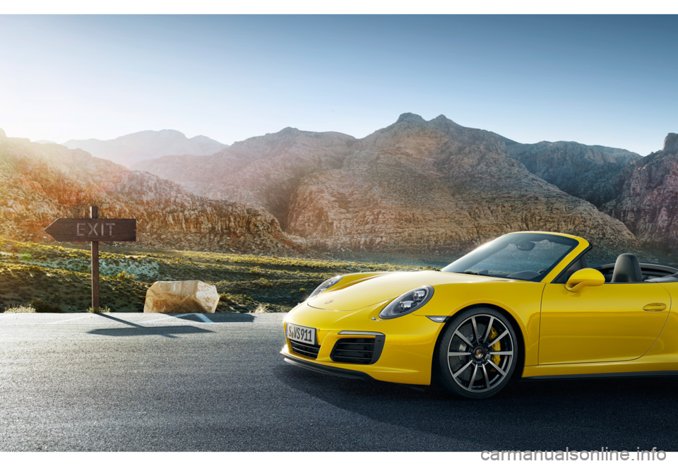 PORSCHE 911 CARRERA 4S 2015 6.G Information Manual 