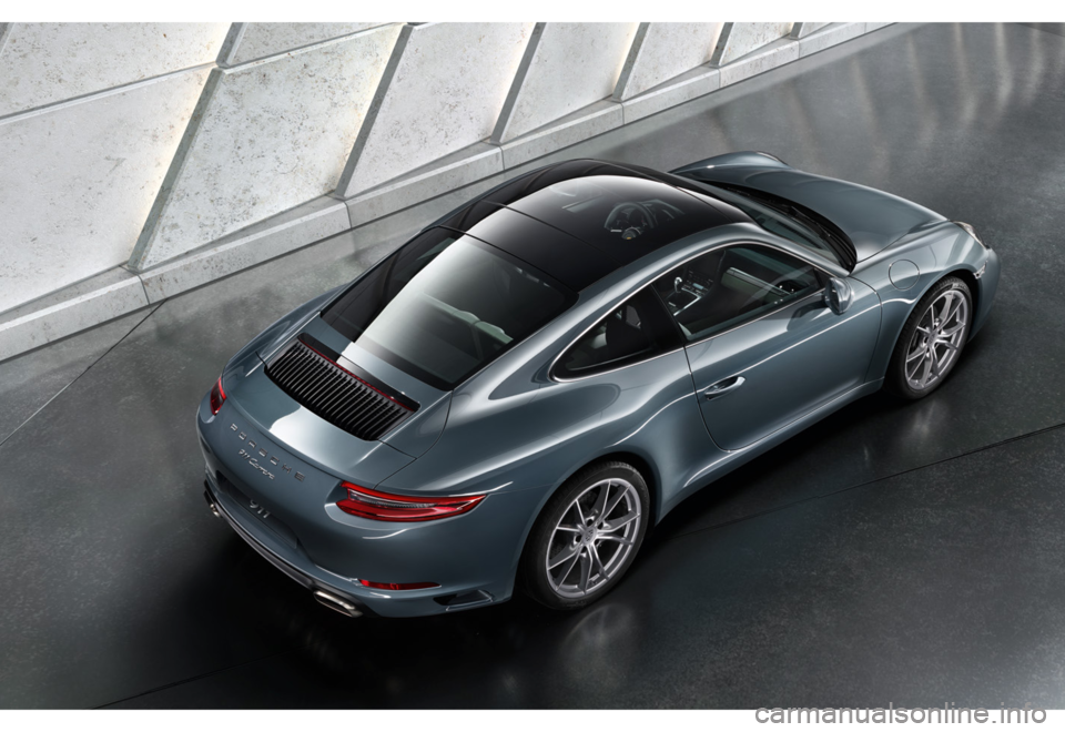 PORSCHE 911 CARRERA 4S 2015 6.G Information Manual 