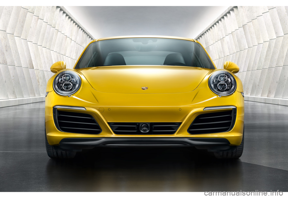 PORSCHE 911 CARRERA 4S 2015 6.G Information Manual 