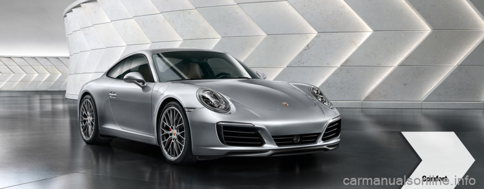 PORSCHE 911 CARRERA S 2015 6.G Information Manual Comfort  