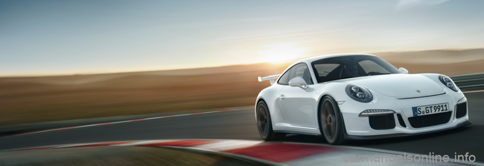 PORSCHE 911 GT3 2013 6.G Information Manual PORSCHE 911 GT3 2013 6.G Information Manual