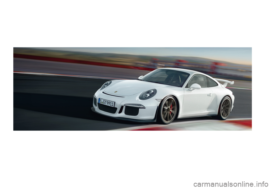 PORSCHE 911 GT3 2013 6.G Information Manual PORSCHE 911 GT3 2013 6.G Information Manual