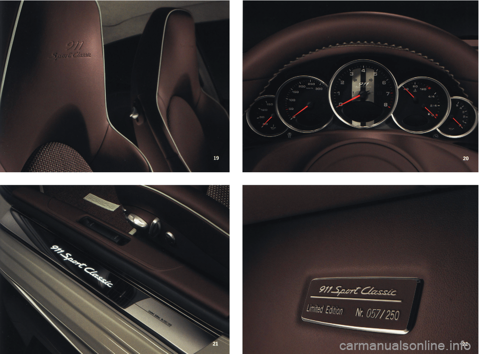 PORSCHE 911 SPORT CLASSIC 2009 5.G Information Manual PORSCHE 911 SPORT CLASSIC 2009 5.G Information Manual