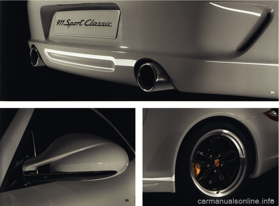 PORSCHE 911 SPORT CLASSIC 2009 5.G Information Manual PORSCHE 911 SPORT CLASSIC 2009 5.G Information Manual