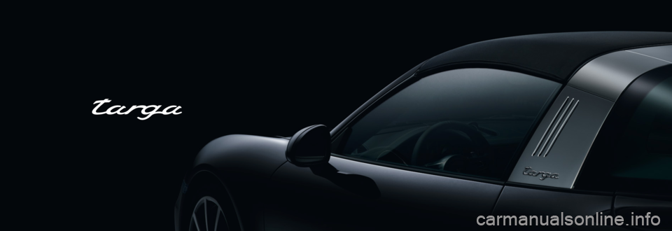 PORSCHE 911 TARGA4 2013 6.G Information Manual PORSCHE 911 TARGA4 2013 6.G Information Manual