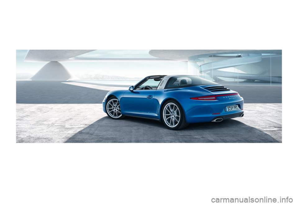 PORSCHE 911 TARGA4 2013 6.G Information Manual PORSCHE 911 TARGA4 2013 6.G Information Manual