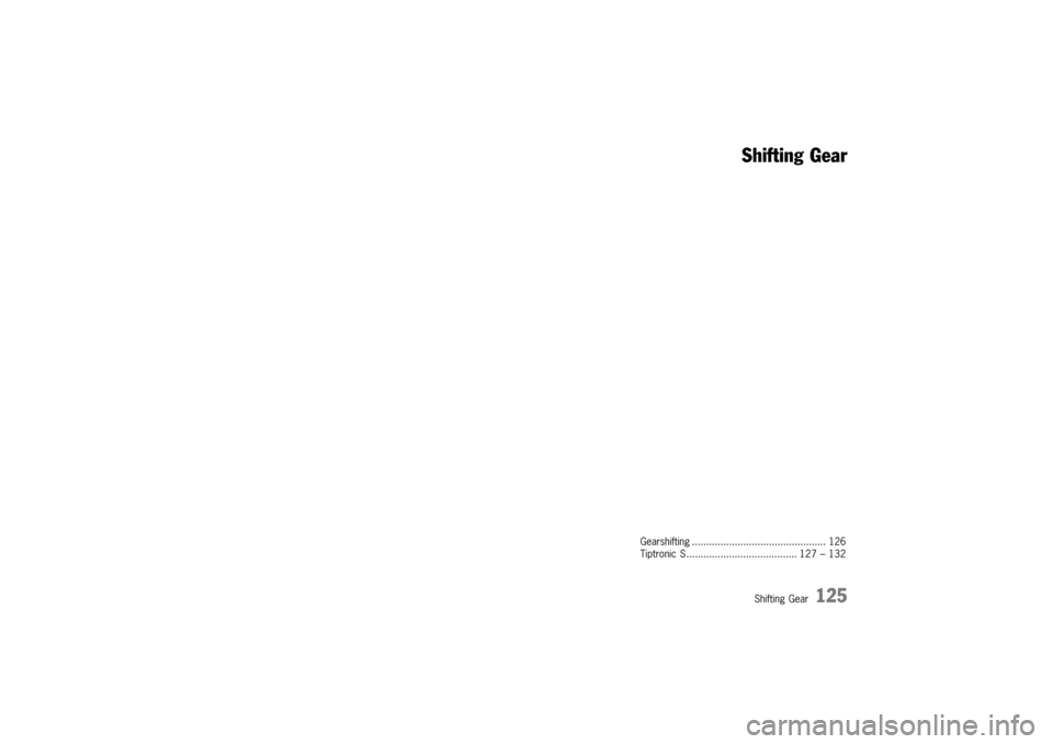 PORSCHE 911 TURBO 2003 4.G Owners Manual  	

	
  

	
   
  

	
  

 