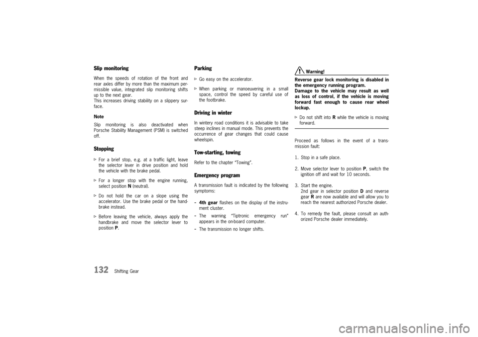 PORSCHE 911 TURBO 2003 4.G Owners Manual !4
 	 !  		
  	 
	 
!
 1 ! "  	
 	 1  
"  + 
		!  
	
 	
  	 	 
1	 