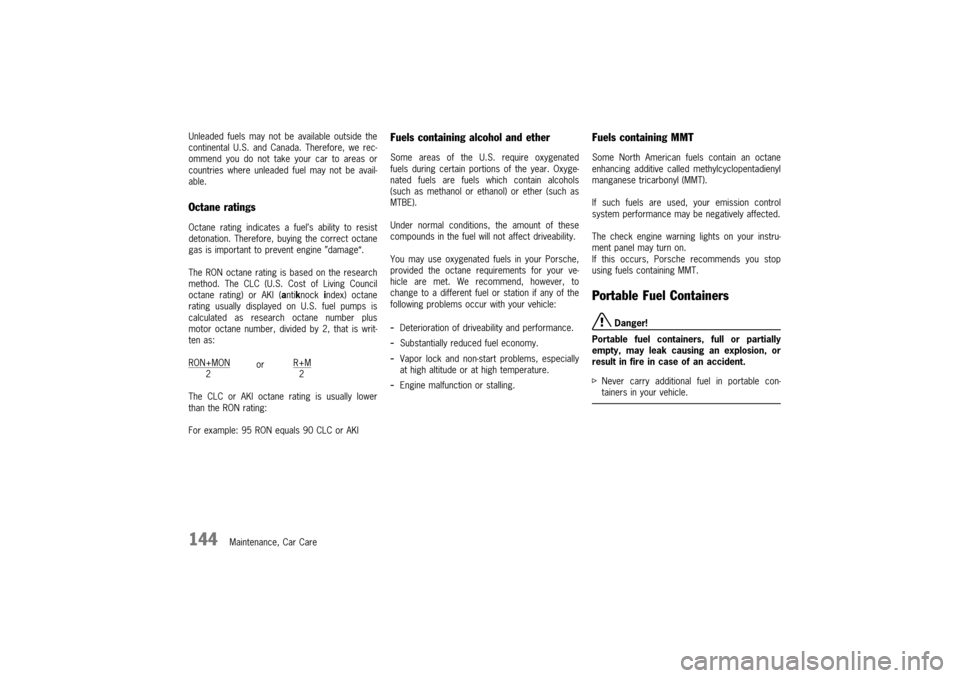PORSCHE 911 TURBO 2003 4.G Owners Manual F
 !
 $  ) 
)
  &

 F	@	  	 .&! +  
 $    $    
 +& 
 !
 $