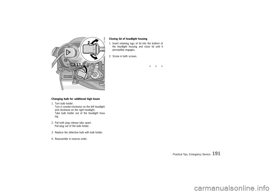 PORSCHE 911 TURBO 2003 4.G Owners Manual 	    		 

 !
 
 
!
 
 

6	  
 
 
 	  
 
 

!	 
  

  
 