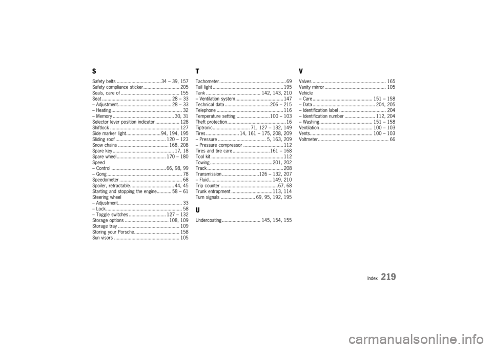 PORSCHE 911 TURBO 2003 4.G Owners Manual " 
  $   $& 
" #
	 	
  

  "  
 