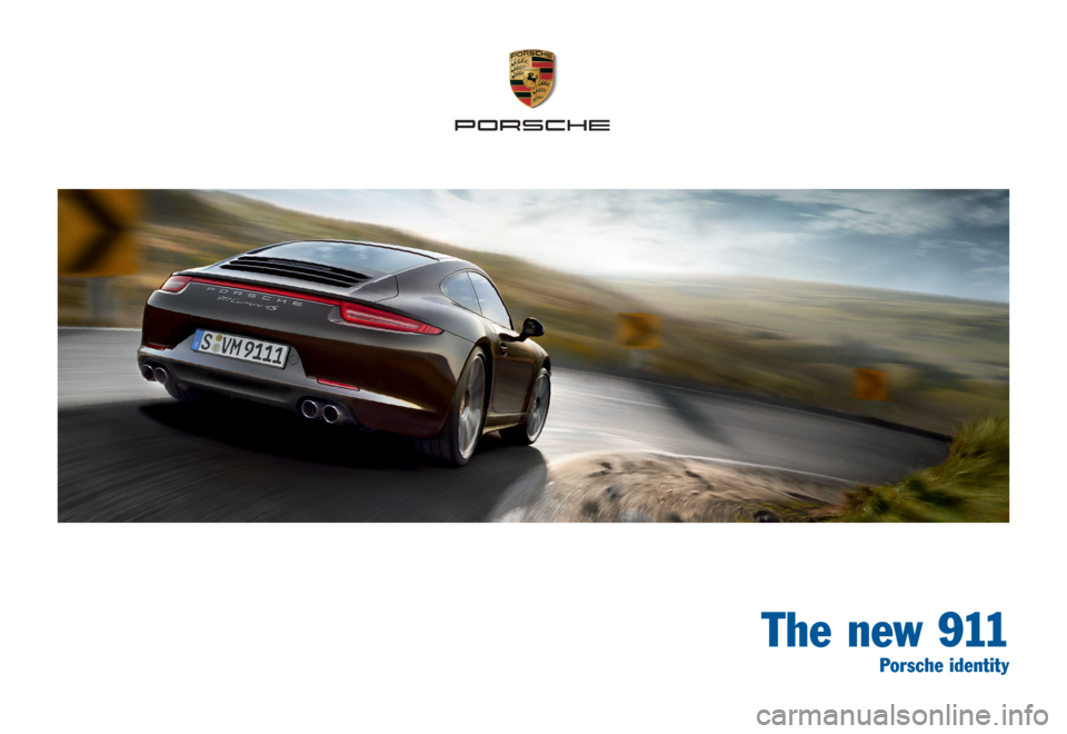 PORSCHE 911 CARRERA 2011 6.G Information Manual 