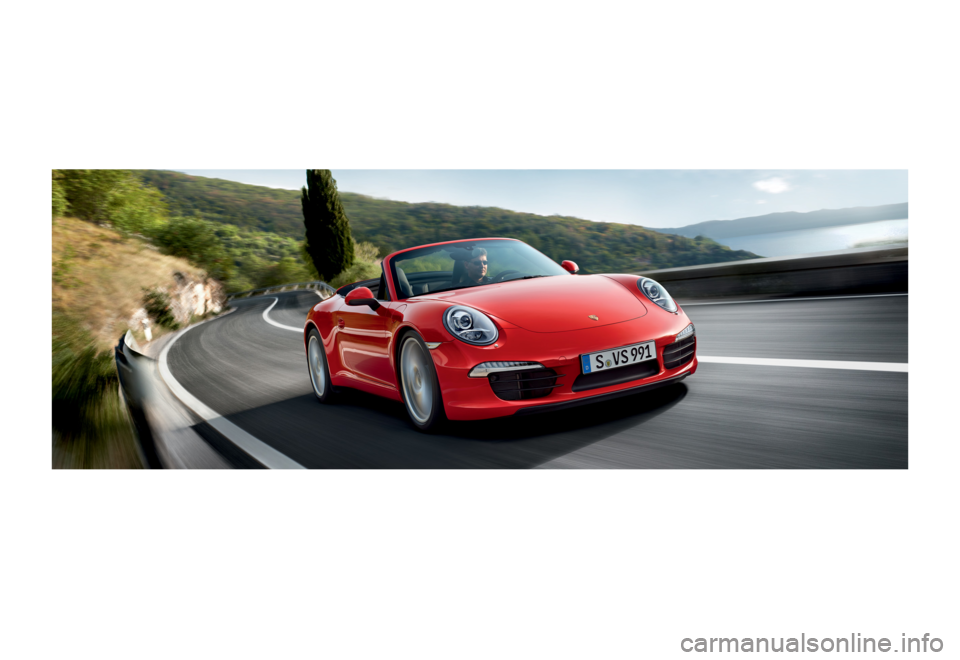 PORSCHE 911 CARRERA 2011 6.G Information Manual 