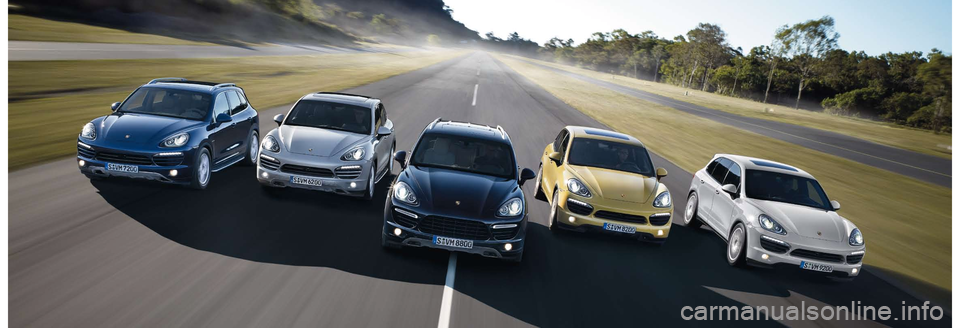 PORSCHE CAYNNE 2010 1.G Information Manual PORSCHE CAYNNE 2010 1.G Information Manual