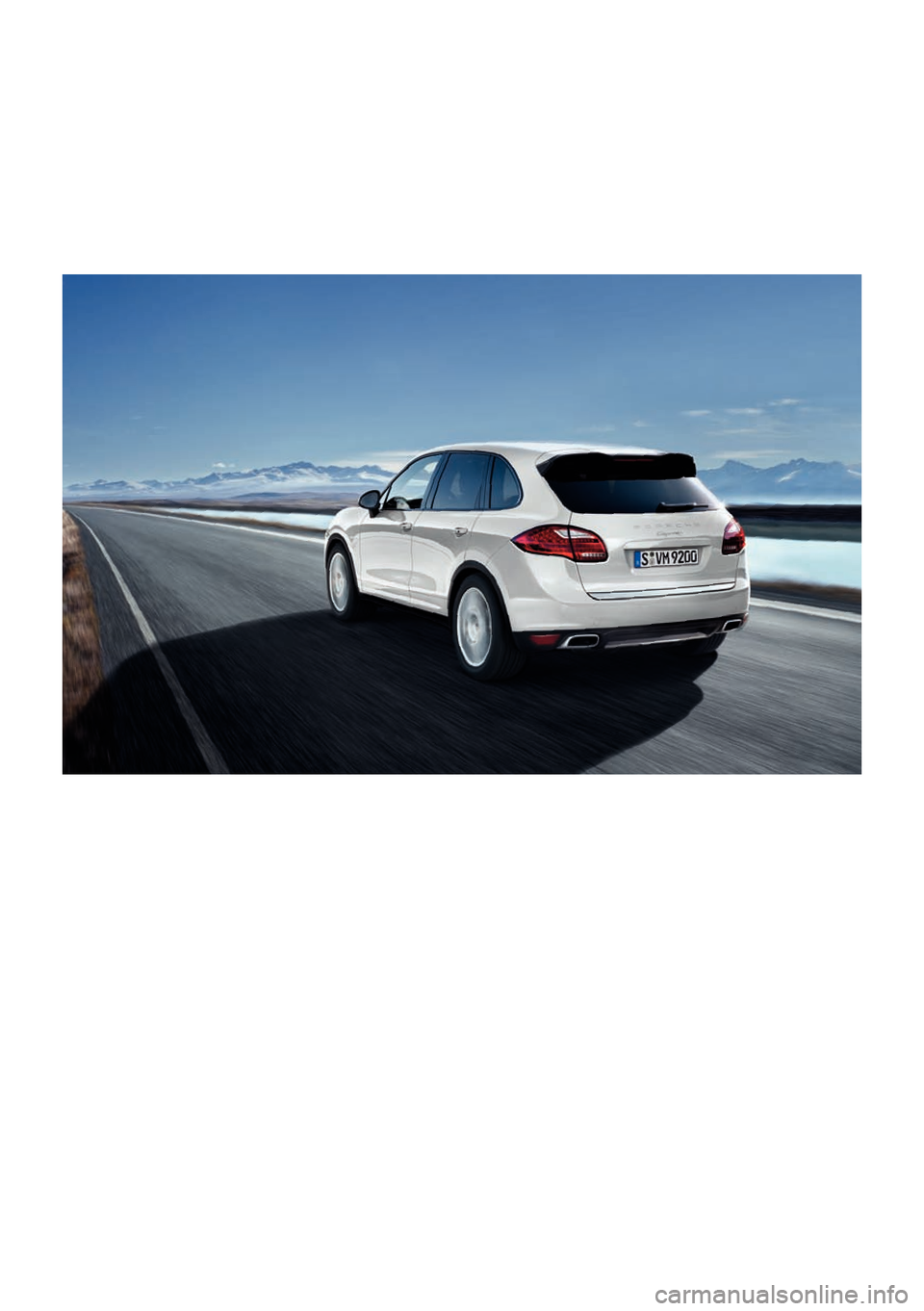 PORSCHE CAYNNE 2010 1.G Information Manual 