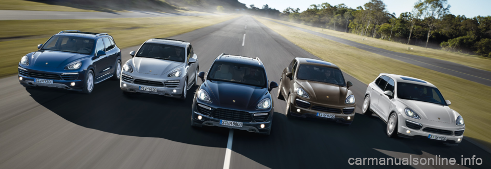 PORSCHE CAYNNE GTS 2012 2.G Information Manual PORSCHE CAYNNE GTS 2012 2.G Information Manual