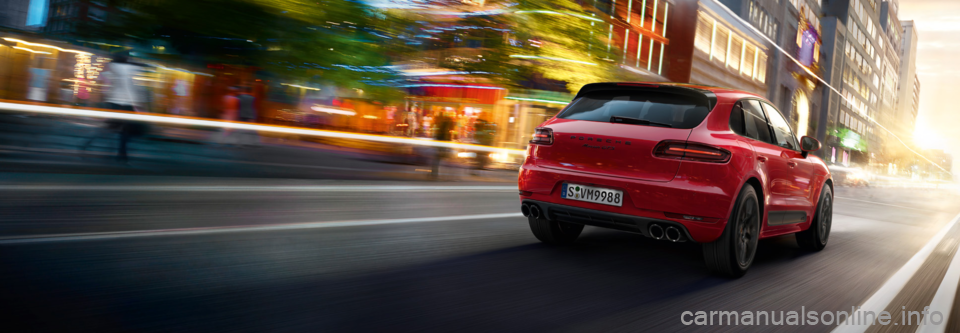 PORSCHE MACAN GTS 2015 1.G Information Manual 