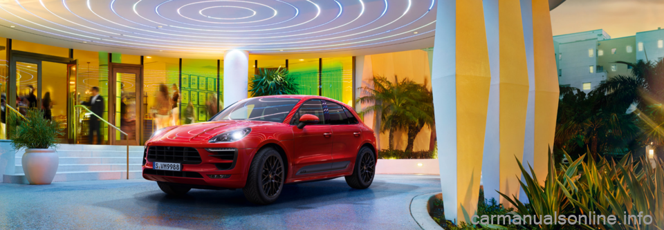 PORSCHE MACAN GTS 2015 1.G Information Manual 