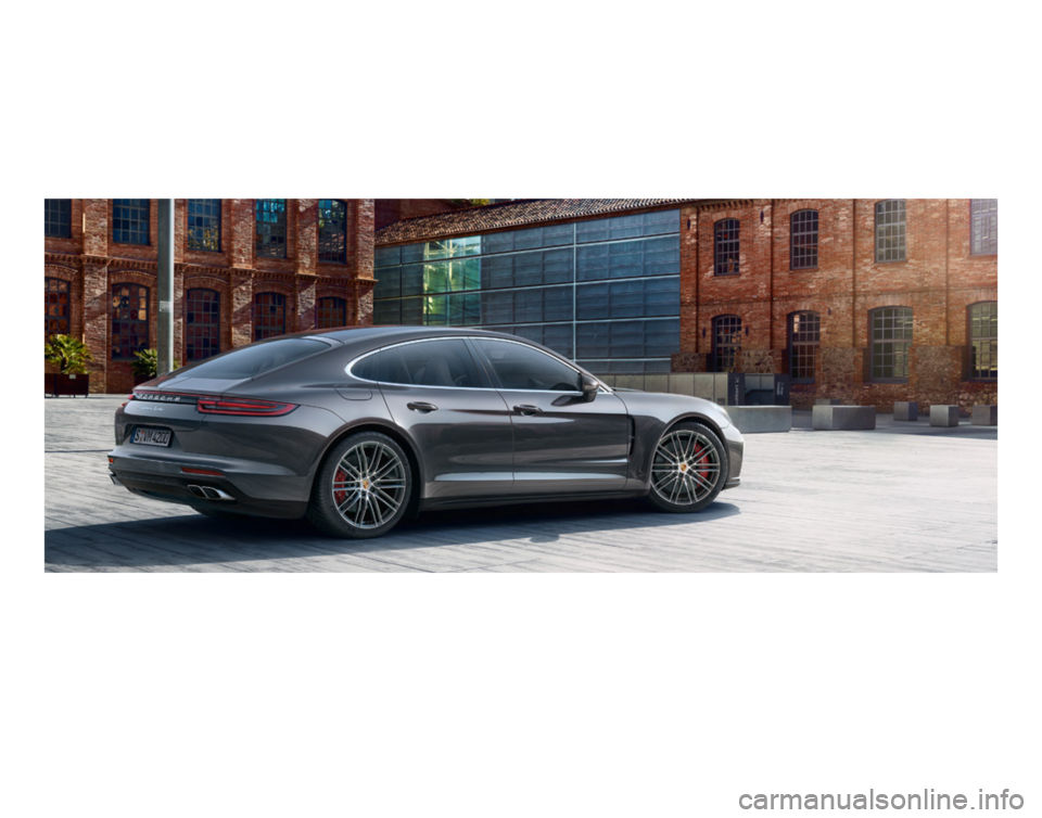 PORSCHE PANAMERA 2016 1.G Information Manual 