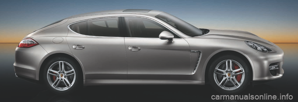 PORSCHE PANAMERA 2010 1.G Information Manual · 9 ·· 10 ·· 11 ·· 12 · 