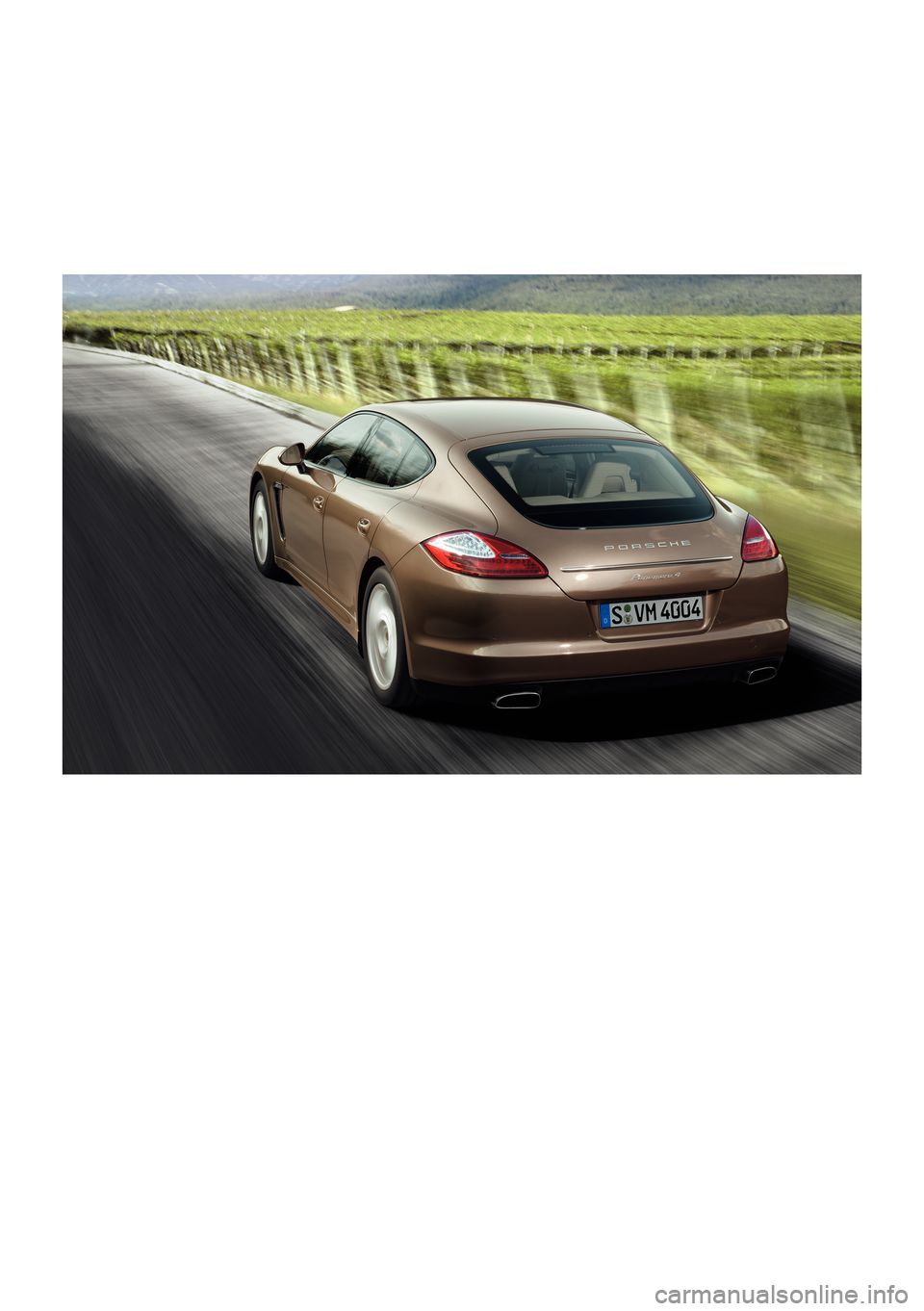 PORSCHE PANAMERA 2010 1.G Information Manual 