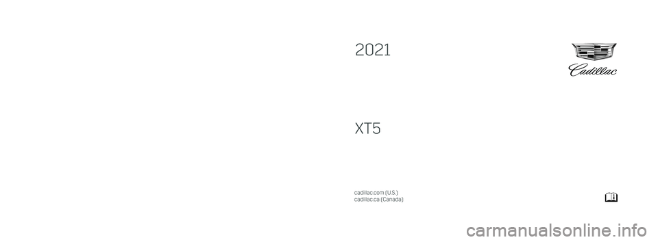 CADILLAC XT5 2021  Owners Manual 