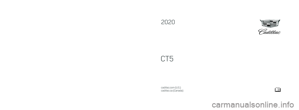 CADILLAC CT5 2020  Owners Manual 