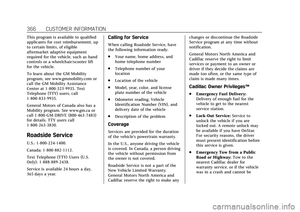 CADILLAC ESCALADE 2018 Owners Manual Cadillac Escalade Owner Manual (GMNA-Localizing-U.S./Canada/Mexico-
11349344) - 2018 - crc - 11/7/17
366 CUSTOMER INFORMATION
This program is available to qualified
applicants for cost reimbursement, CADILLAC ESCALADE 2018 Owners Manual Cadillac Escalade Owner Manual (GMNA-Localizing-U.S./Canada/Mexico-
11349344) - 2018 - crc - 11/7/17
366 CUSTOMER INFORMATION
This program is available to qualified
applicants for cost reimbursement,