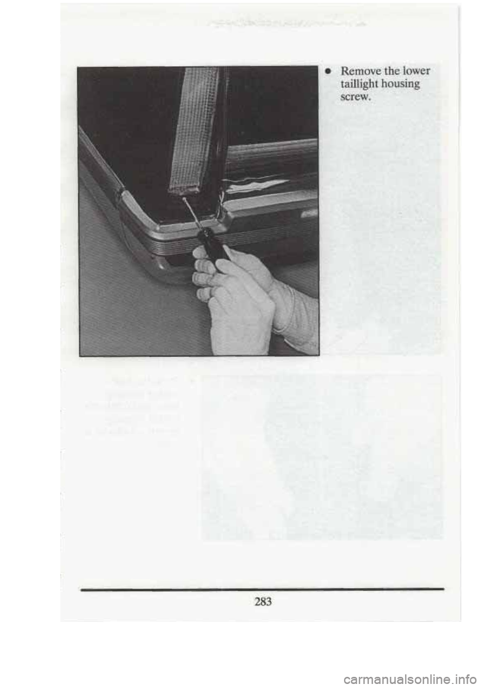 CADILLAC FLEETWOOD 1994  Owners Manual .. 
I I 
I I  