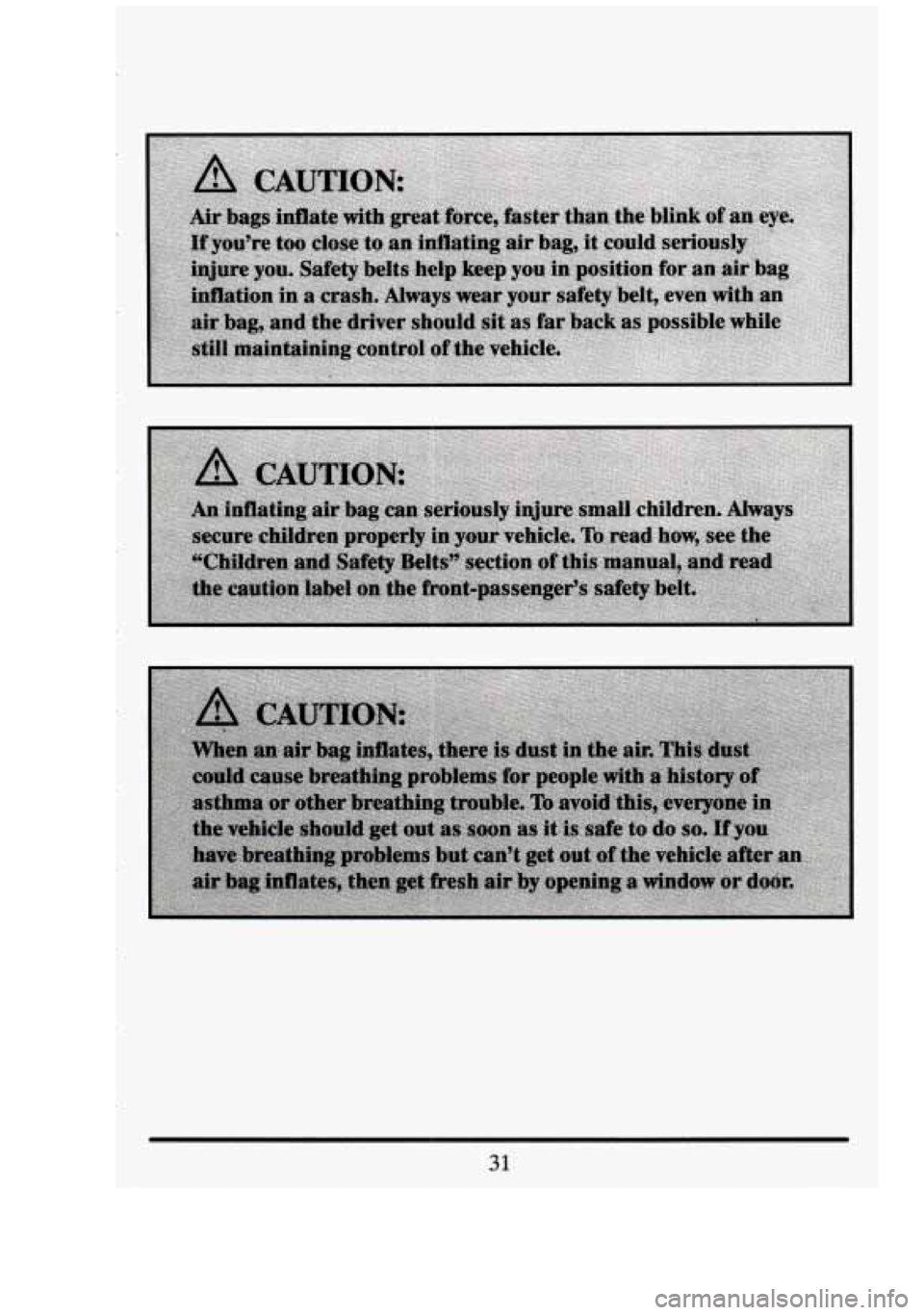 CADILLAC FLEETWOOD 1994 Service Manual CADILLAC FLEETWOOD 1994 Service Manual