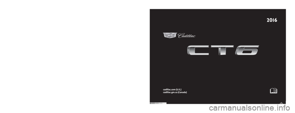 CADILLAC CT6 2016  Owners Manual 