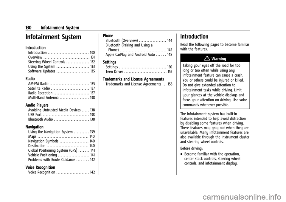CADILLAC XT4 2024 Owners Manual Cadillac XT4 Owner Manual (GMNA-Localizing-U.S./Canada/Mexico-
17180837) - 2024 - CRC - 2/28/23
130 Infotainment System
Infotainment System
Introduction
Introduction . . . . . . . . . . . . . . . . . CADILLAC XT4 2024 Owners Manual Cadillac XT4 Owner Manual (GMNA-Localizing-U.S./Canada/Mexico-
17180837) - 2024 - CRC - 2/28/23
130 Infotainment System
Infotainment System
Introduction
Introduction . . . . . . . . . . . . . . . . .