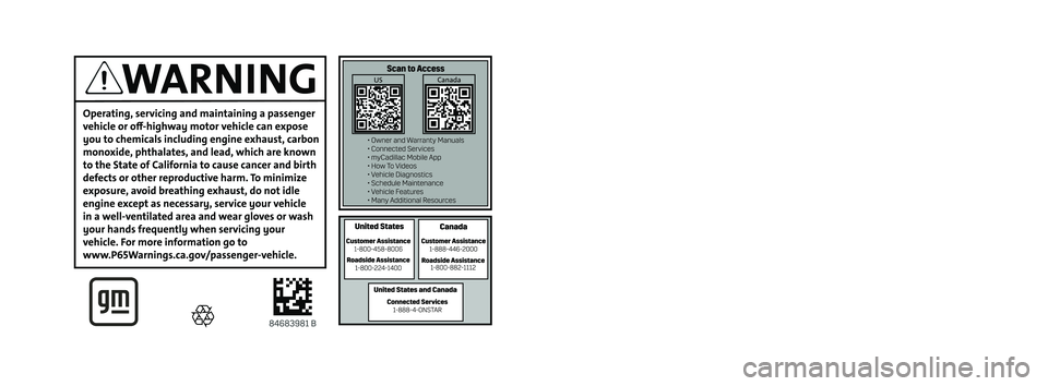 CADILLAC XT4 2022 Owners Manual C
M
Y
CM
MY
CY
CMY
K
ai164217381514_22_CAD_XT4_COV_en_US_84683981B_2022JAN14.pdf 1 1/14/2\
022 10:23:37 AM CADILLAC XT4 2022 Owners Manual C
M
Y
CM
MY
CY
CMY
K
ai164217381514_22_CAD_XT4_COV_en_US_84683981B_2022JAN14.pdf 1 1/14/2\
022 10:23:37 AM