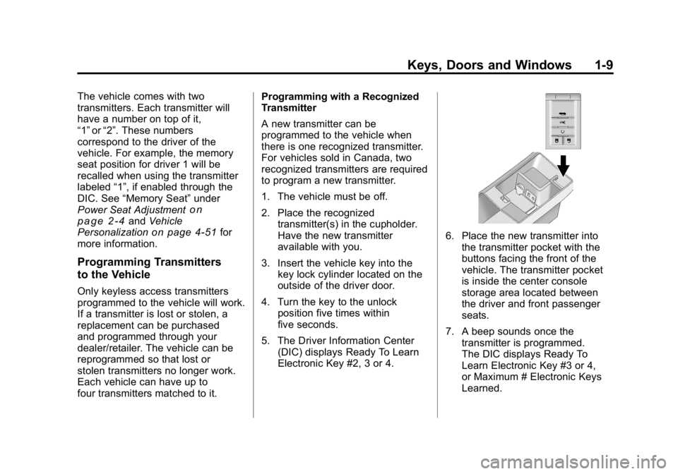 CADILLAC CTS 2010 2.G User Guide 