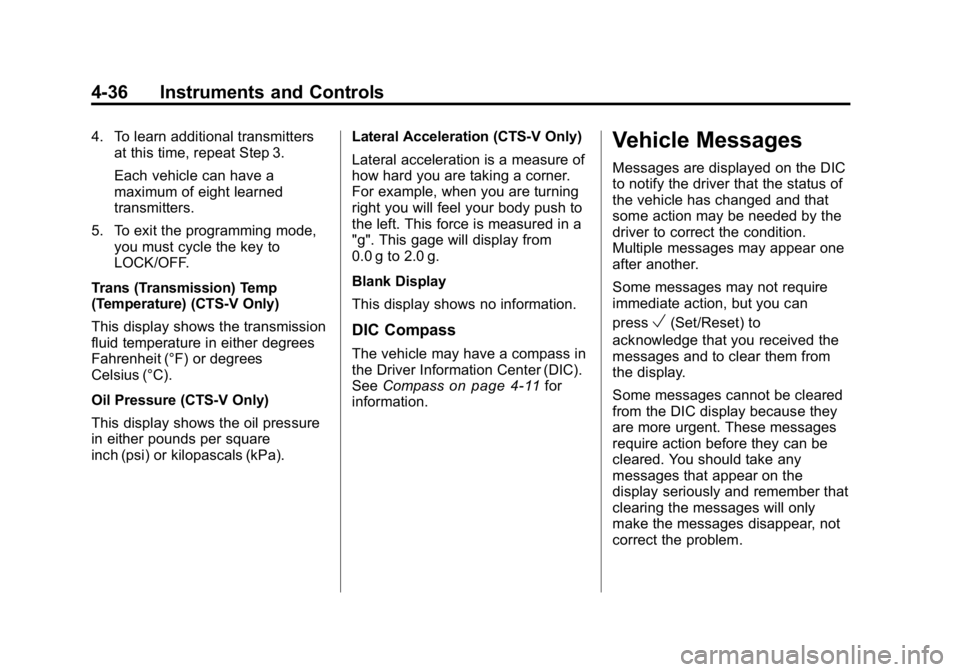 CADILLAC CTS 2010 2.G Owners Manual CADILLAC CTS 2010 2.G Owners Manual